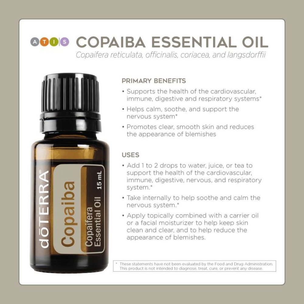 Copaiba Essential Oil 15 ml roller doterra NEW! NEVER OPENED!